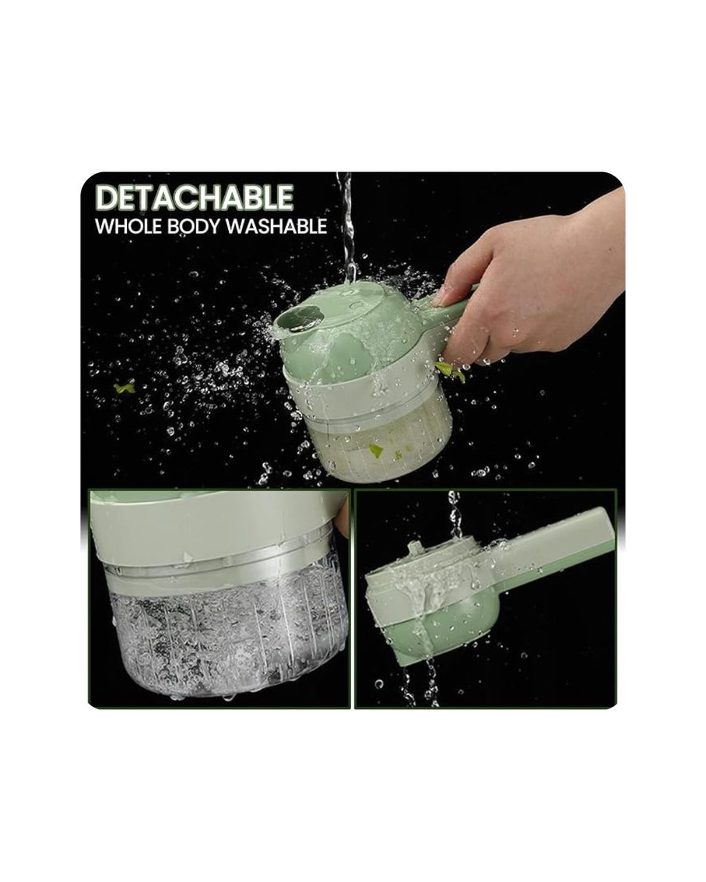 4 in 1 Portable Electric Vegetable Cutter Set