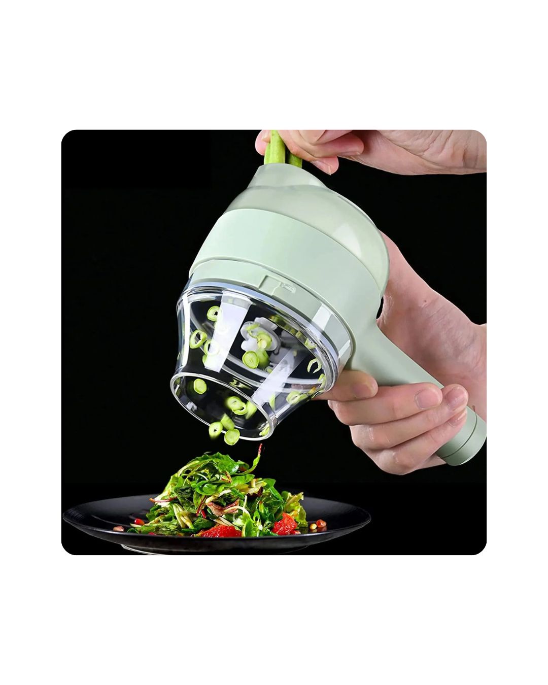 4 in 1 Portable Electric Vegetable Cutter Set