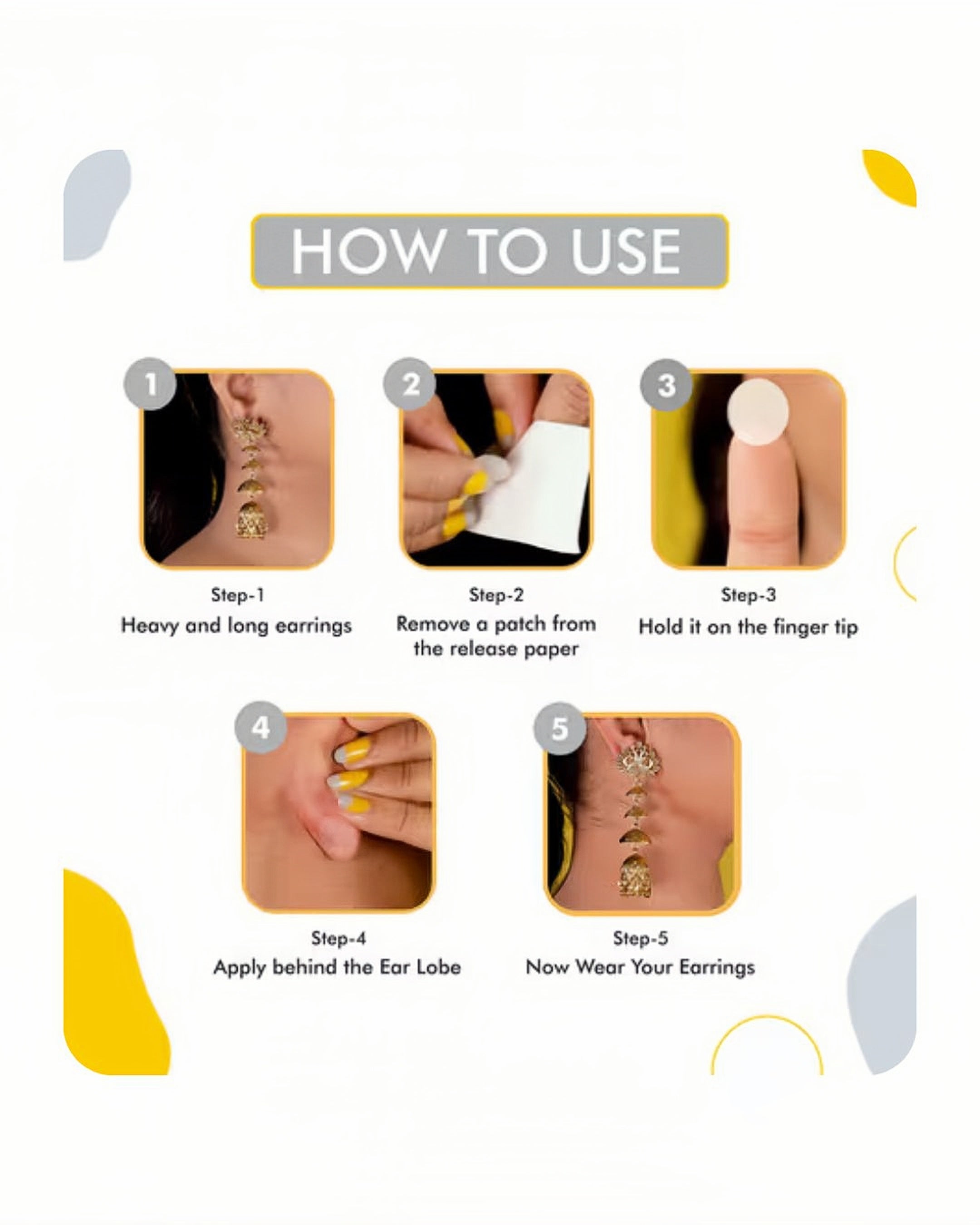 Earlobe Support Patches