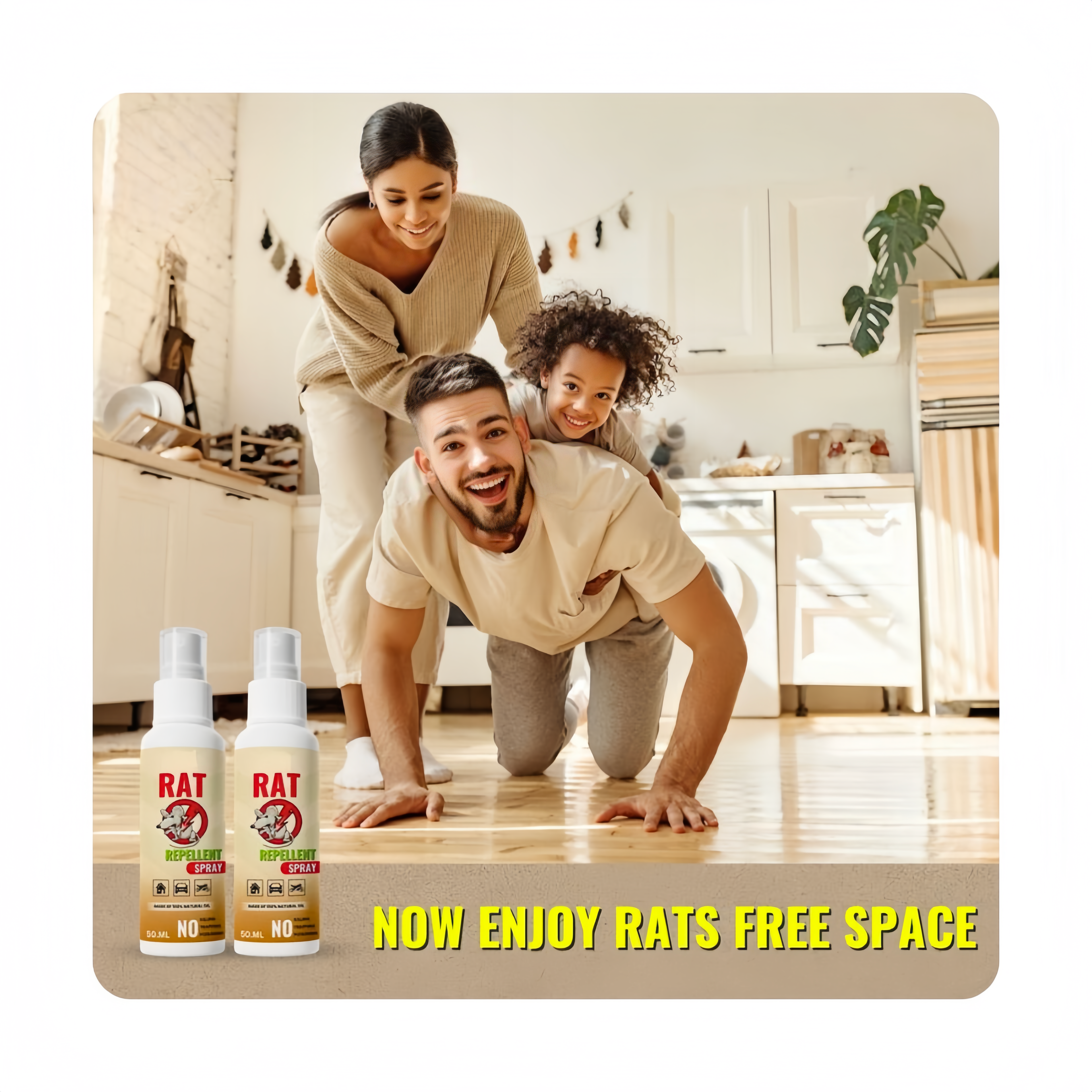 Rat Repellent Spray 50ML (Pack of 3)